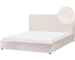 LAVAUR - Waterbed - Off-white - 160 x 200 cm - Bouclé