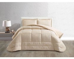 Lavella Hande Bedsprei Set 3-delig - Beige - 260x240cm