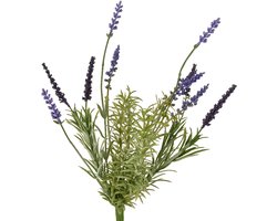 Lavendel Decoratie Kunst Bos Kunstplanten Paars 36cm