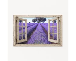 Lavendel muurdecoratie – poster woonkamer – wandposters – 150x100 cm