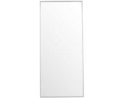 Lavinia rechthoekige spiegel - 85 x 190 cm - zilver