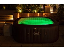 Lay-Z-Spa Maldives HydroJet pro SMART 201x201x80cm België (zonder EngerySense) - Geschikt voor 5-7 personen - Afmetingen buitenkant: L201 x B201 x H80 cm - Inhoud: 1.050 L