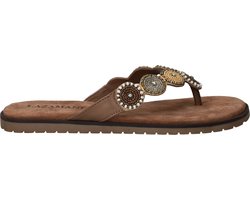 Lazamani Slippers - Dames - Beige - Maat:36