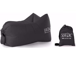 Lazy zitzak lucht stoel in het zwart