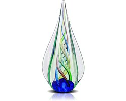 LCCCK Handgemaakte Murano Glazen Sculpturen - Elegante Glazen Kunstfiguren Decoratie voor Woonkamer, Vensterbank en Boekenplank - Glazen Presse-papier voor Kantoor