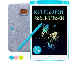 LCD Tekentablet Kinderen "Blauw" 8.5 inch - Kinderspeelgoed 6 jaar -Speelgoed 3 jaar - 4 jaar - Sinterklaas Cadeautjes - Kado - Speelgoed Voor Onderweg - Tekenen - Kleine Cadeautjes - Schrijfbord - Speelgoed Jongen - Kinderspeelgoed 5 jaar - 6 jaar