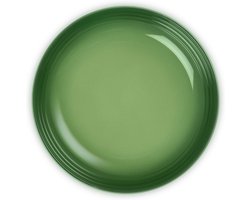 Le Creuset 4 aardewerken diepe borden Bamboo Green 22cm