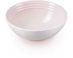 Le Creuset 4 aardewerken ontbijtkommen Shell Pink 16cm 0,65l