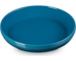 Le Creuset 4 Diepe Borden Coupe Deep Teal 22cm