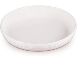 Le Creuset 4 Diepe Borden Coupe Shell Pink 22cm