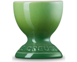 Le Creuset 6 aardewerken eierdopjes Bamboo Green