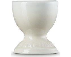 Le Creuset 6 aardewerken eierdopjes Meringue