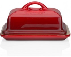 LE CREUSET - Aardewerk - Botervloot Kersenrood