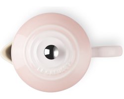 Le Creuset Aardewerken koffiepot met pers 0,8L - 22cm Shell Pink