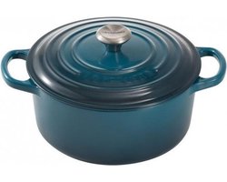 Le Creuset Braad-/Stoofpan - Ø 24cm - Deep Teal