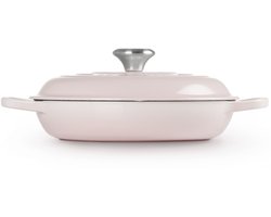 Le Creuset Braadpan Campagnard Signature Shell Pink - ø 30 cm / 3.5 Liter