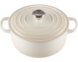 Le Creuset Braadpan Signature - Meringue - ø 20 cm / 2.4 liter