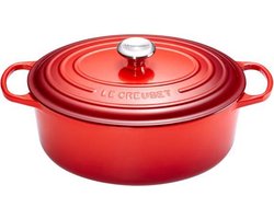Le Creuset Braadpan Signature - Ovaal - Kersenrood - ø 27 cm / 4.1 liter