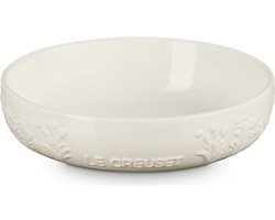 Le Creuset Diep Bord 18cm Jardin Collectie Meringue