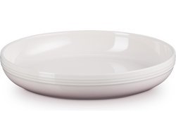 Le Creuset Diep bord Coupe Shell Pink 22cm