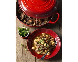 Le Creuset Diep Bord - Kersenrood - ø 22 cm