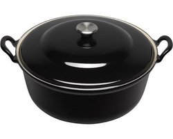Le Creuset Faitout Braadpan - 3,9 l - Ø 28 cm - Ebbenzwart