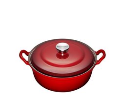 Le Creuset Faitout Braadpan - 4,9 l - Ø 28 cm - Kersenrood