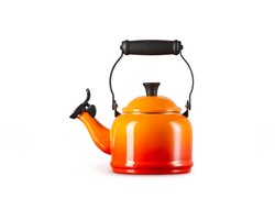 Le Creuset Fluitketel Demi - Oranjerood - 1.1 liter - inductie geschikt -