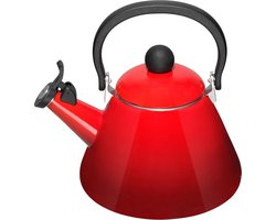 Le Creuset fluitketel Kone - Kersenrood