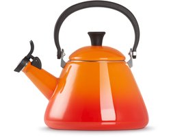Le Creuset Fluitketel Kone - Oranjerood - 1.6 liter - inductie geschikt -