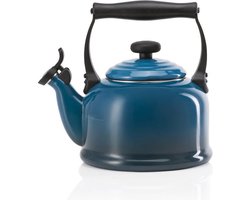 Le Creuset Fluitketel Tradition Deep Teal 2.1 Liter