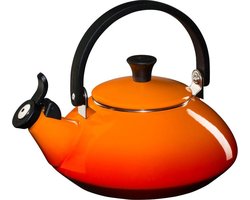 Le Creuset fluitketel Zen 1,5 Liter - oranjerood