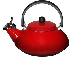 Le Creuset fluitketel Zen - kersenrood