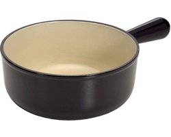 Le Creuset Fonduepan Tradition - Mat Zwart - ø 24 cm / 3.3 liter