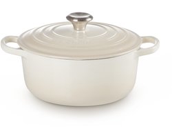 Le Creuset Gietijzeren ronde braadpan Meringue 20cm 2,4l
