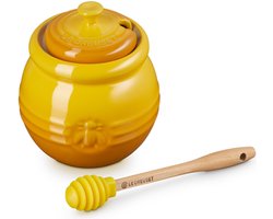 Le Creuset Honingpot in Aardewerk met Honinglepel Nectar