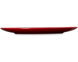 Le Creuset Klein bordje - Holly Christmas - Kersenrood - ø 19 cm