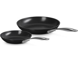 Le Creuset Koekenpannenset Essential Non-Stick Ceramic - ø 24 en 28 cm - Keramische anti-aanbaklaag