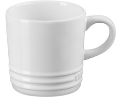 Le Creuset koffiebeker 0,2L aardewerk white