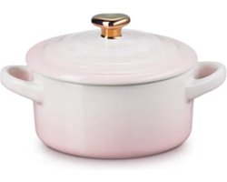 Le Creuset Mini Braadpan Aardewerk Roze Hart
