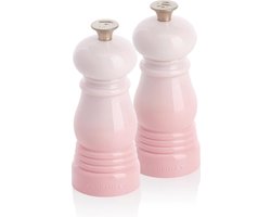 Le Creuset Mini Peper- en zoutset - Shell Pink - 12 cm