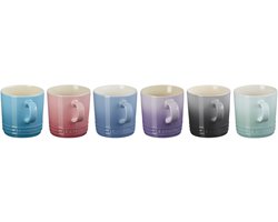 Le Creuset - Mokken - Set van 6 - Pastel Kleuren - 300 ML - in Aardewerk