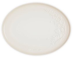 Le Creuset Ovale Serveerschaal 36cm Jardin Collectie Meringue
