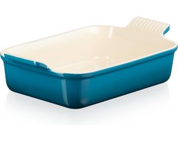 Le Creuset Ovenschaal 26 cm - 2,4 L - Aardewerk - Deep Teal - Rechthoek