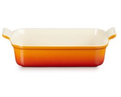 Le Creuset Ovenschaal 26 cm - 2,4 L - Aardewerk - Oranjerood - Rechthoek