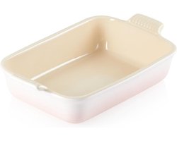 Le Creuset Ovenschaal 26 cm - 2,4 L - Aardewerk - Shell Pink - Rechthoek