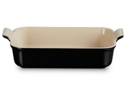 Le Creuset Ovenschaal 32 cm - 4,0 L - Aardewerk - Ebbenzwart - Rechthoek