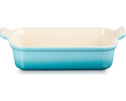 Le Creuset Ovenschaal Heritage Caribbean Blue - 32 x 24 cm / 4 Liter