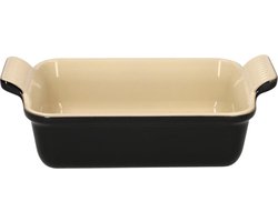 Le Creuset Ovenschaal Heritage - Ebbenzwart - 32 x 24 cm / 4 liter