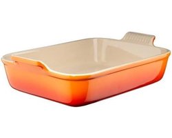 Le Creuset Ovenschaal Heritage - Oranjerood - 26 x 19 cm / 2.4 liter